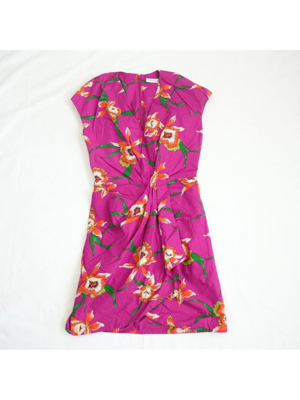 Christian Dior Magenta Floral Dress US Size 6